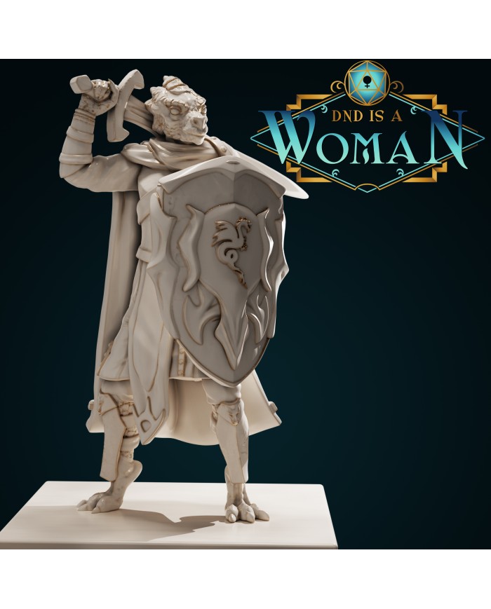 Female Dragonborn Paladin - Tanshanae|The Printing Goes Ever On|Paladins