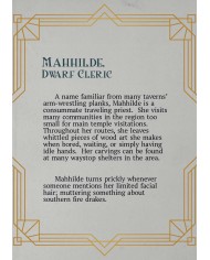 Female Dwarf Cleric - Manhilde | The Printing Goes Ever On | Clerics | Terrainandminis