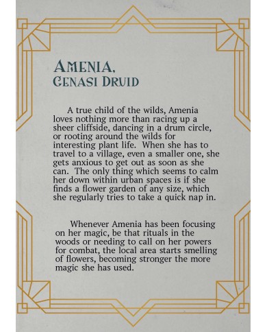 Genasi Druid - Amenia