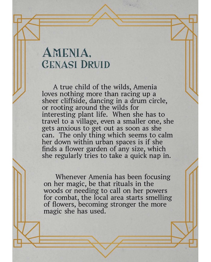 Genasi Druid - Amenia