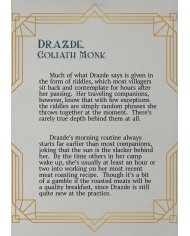 Female Goliath Monk - Drazde|The Printing Goes Ever On|Monks