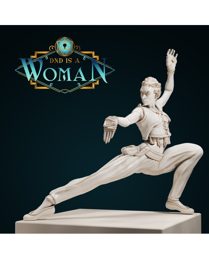 Female Goliath Monk - Drazde|The Printing Goes Ever On|Monks