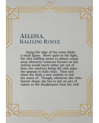 Pícara Halfling - Aelesia