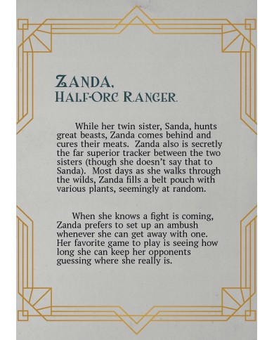 Half Orc Ranger - Zanda