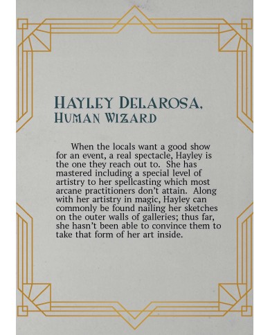 Human Wizard - Hayley