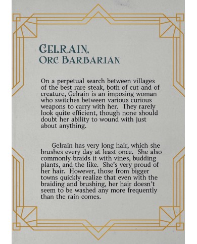 Orc Barbarian - Gelrain