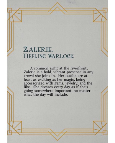 Tiefling Warlock - Zalerie