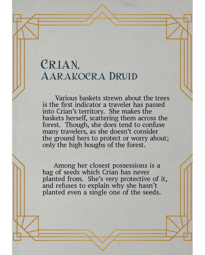 Aarakocra Druid - Criann