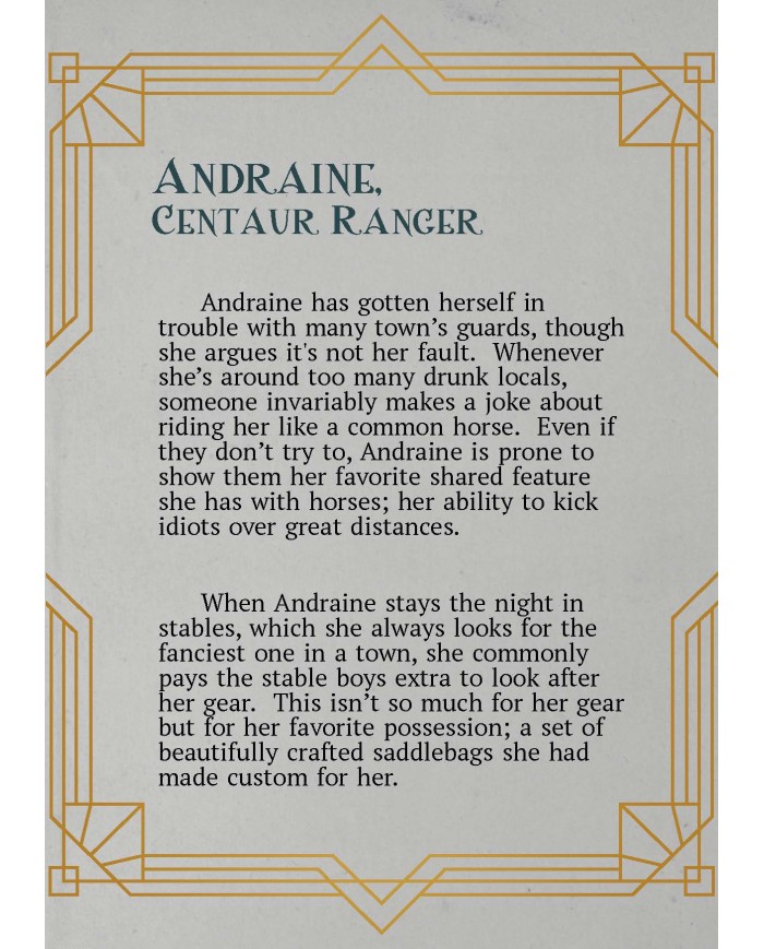 Centaur Ranger - Andraine