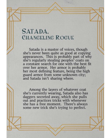 Changeling Rogue - Satada