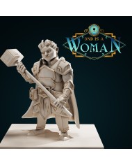 Female Dwarf Paladin - Griste|The Printing Goes Ever On|Paladins