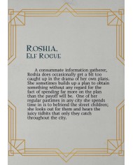 Female Elf Rogue - Roshia|The Printing Goes Ever On|Rogues