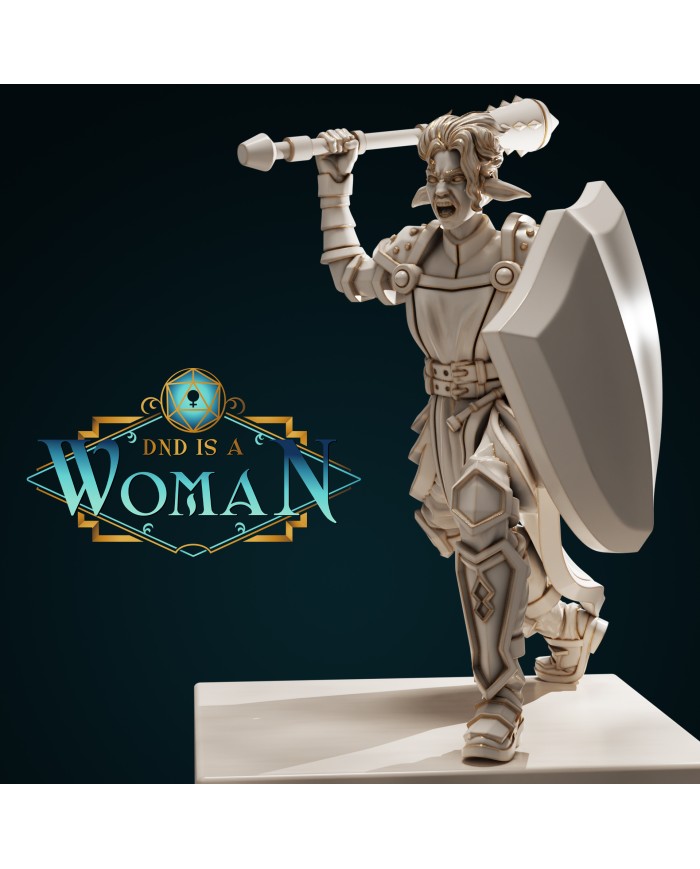 Female Firbolg Cleric - Annote|The Printing Goes Ever On|Clerics