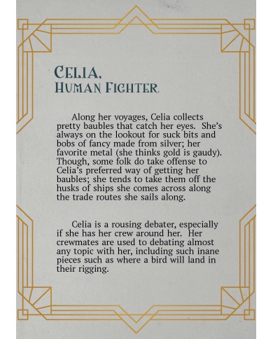 Human Fighter - Celia