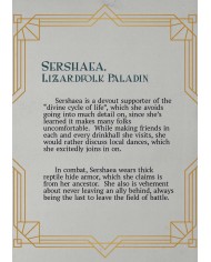 Female Lizardfolk Paladin - Sershaea|The Printing Goes Ever On|Paladins