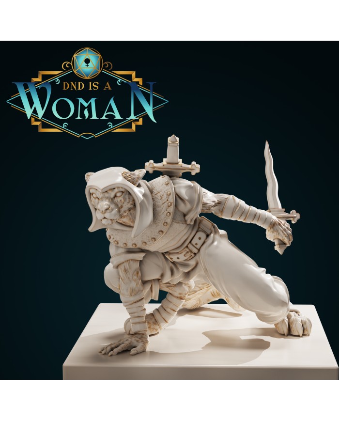 Female Tabaxi Rogue - Naomi|The Printing Goes Ever On|Rogues