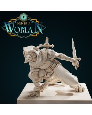 Female Tabaxi Rogue - Naomi|The Printing Goes Ever On|Rogues