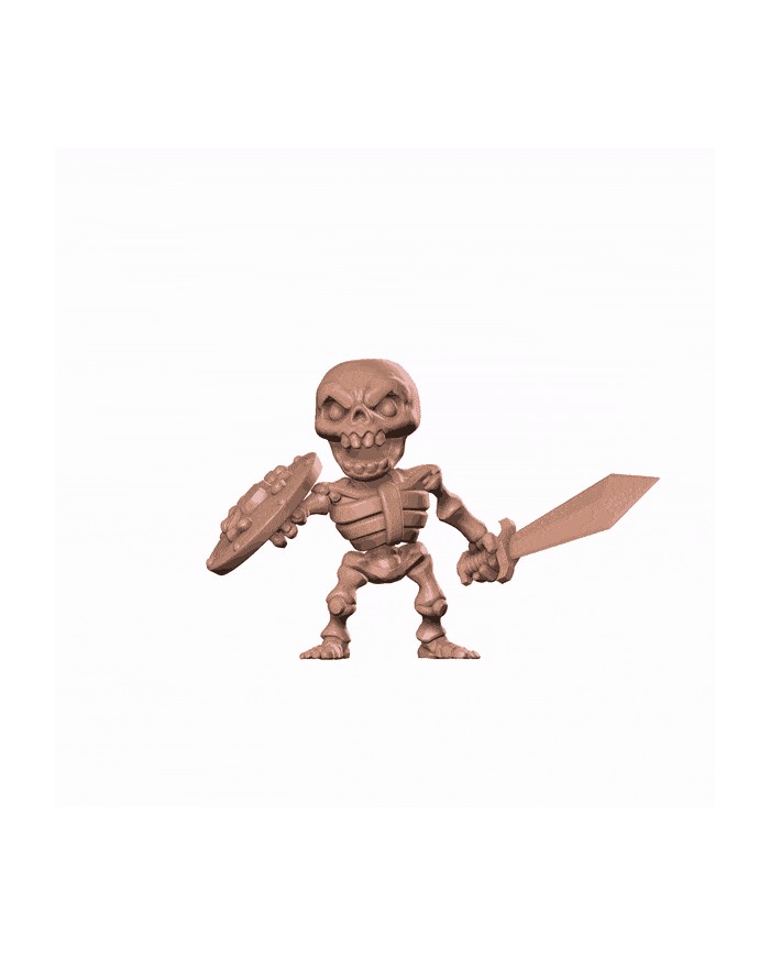 Chibi Skeletons - Set A - 4 minis
