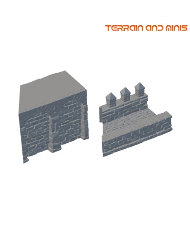 Balansiya Castle - Angle A of Arabian Wall
