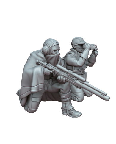 A Distant Outpost - Insurgents - Sniper Team - 2 Minis