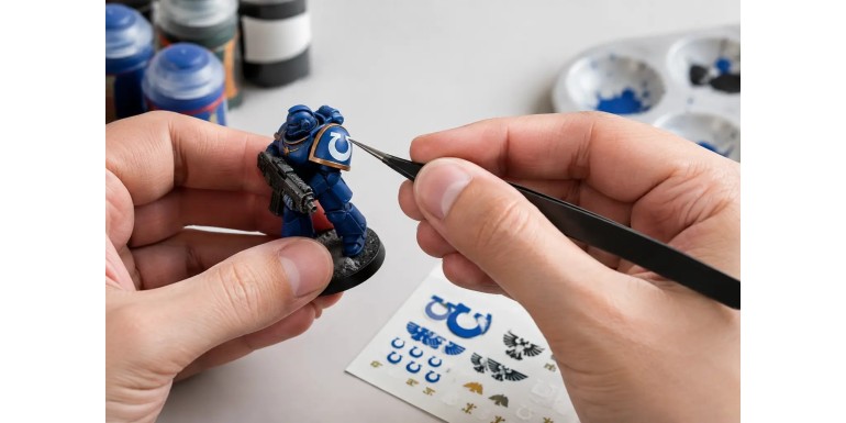 Wrinkle-Free Miniature Decal Guide: How to Apply Waterslide Decals