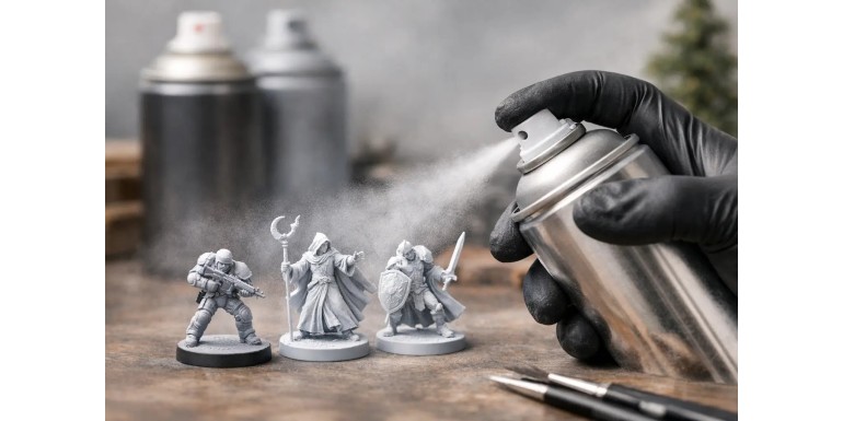Guía de imprimación para miniaturas sin fallos