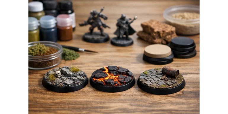 Cómo hacer bases para miniaturas bien hechas