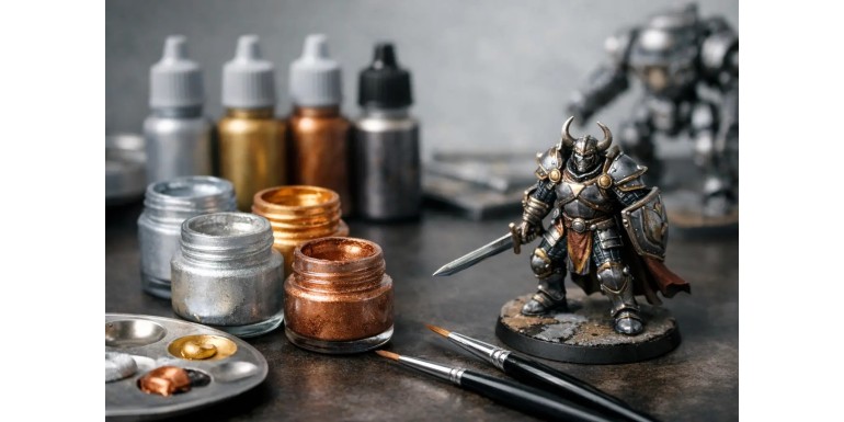 Guía de pinturas metálicas para miniaturas