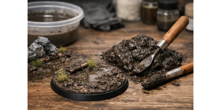 How to make realistic mud for bases and terrain