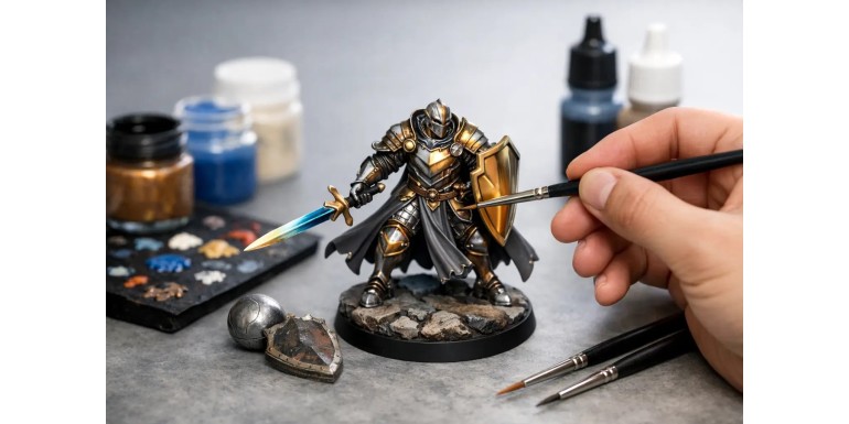 Cómo pintar metal no metálico sin perder contraste