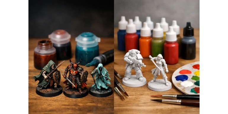 Pinturas Contrast vs acrílicas: cuál elegir