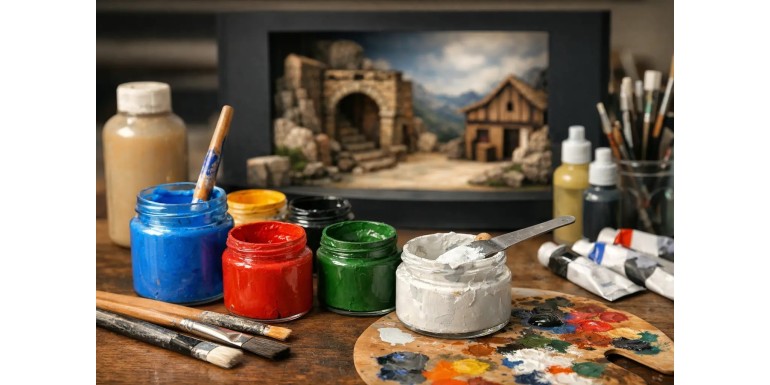 What Paint to Use for Scenery and Terrain