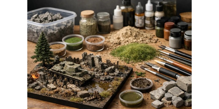 Key War Diorama Materials