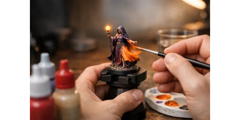 Cómo iluminar miniaturas con veladuras suaves