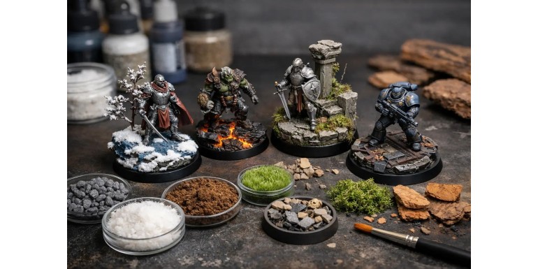 Guía de peanas temáticas para miniaturas