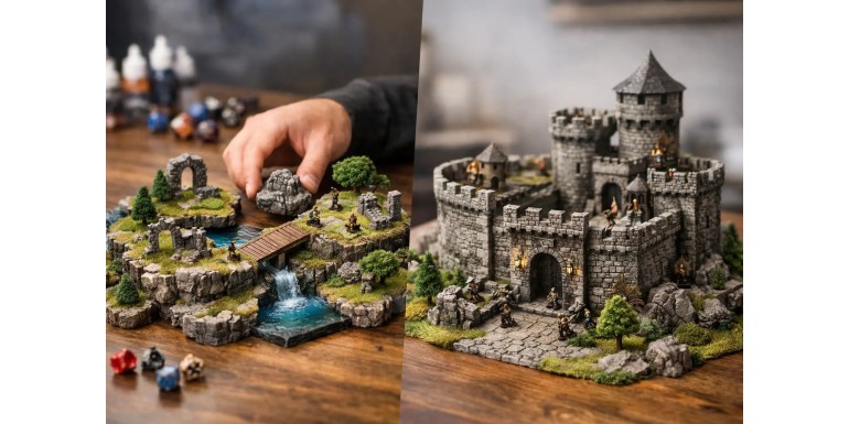 Escenografía modular o fija para tu mesa