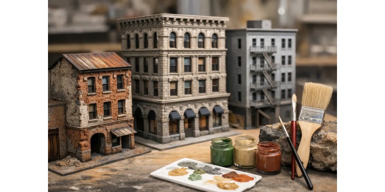 Realistic Finishes for Terrain Buildings